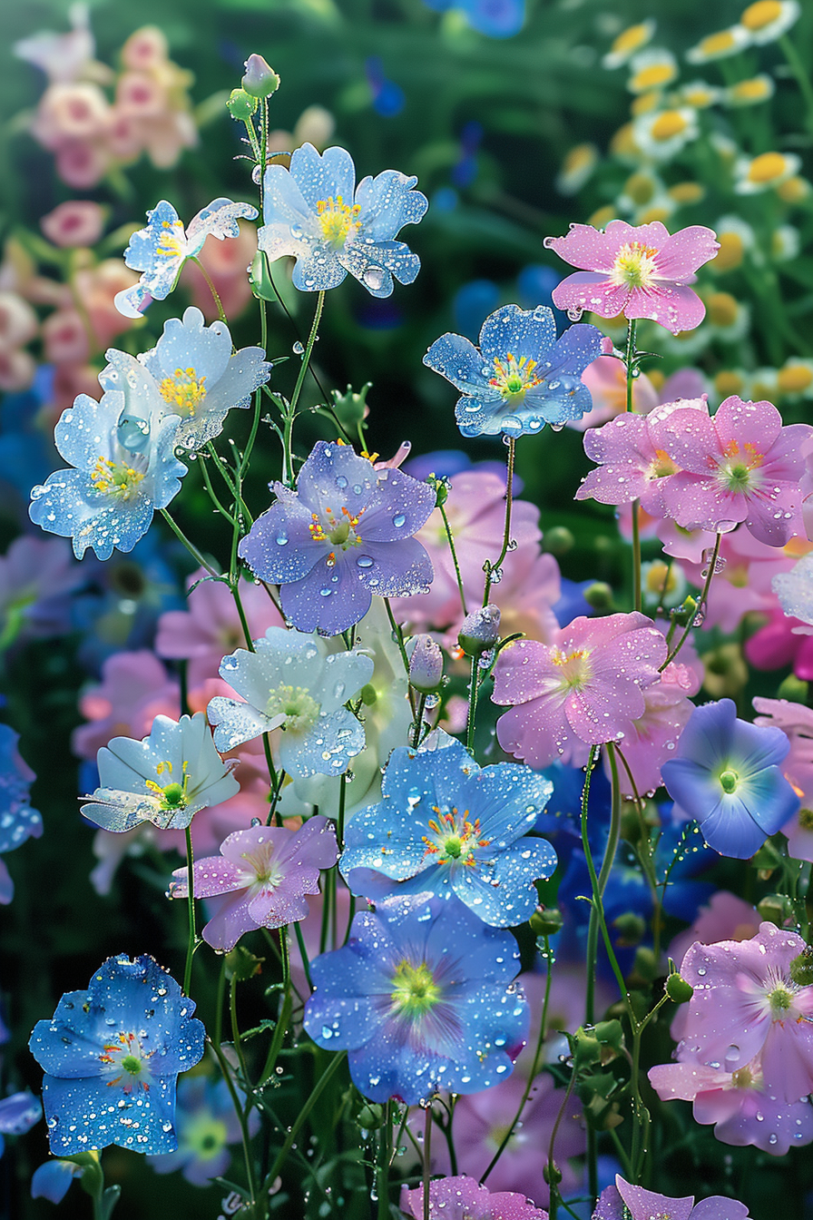 雨露滋润的花朵,清新脱俗,宛如仙境.#随手拍春天# #动态连更挑战