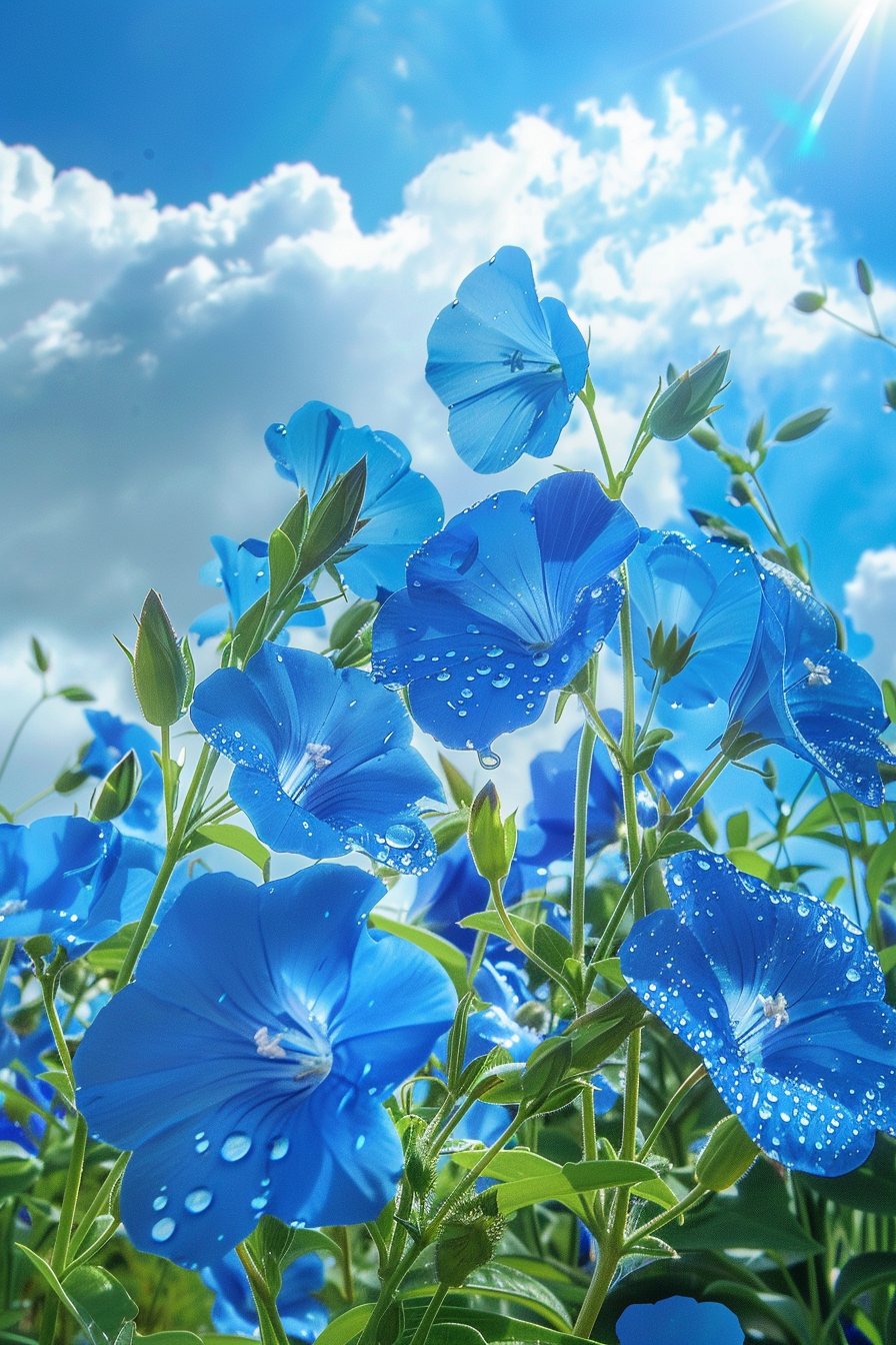 蓝色的小野花图片大全图片