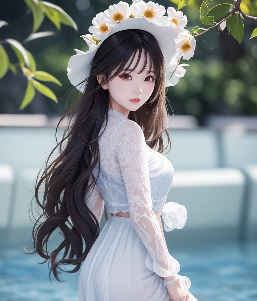 ai绘画# #ai美少女# #每日ai图片秀# #ai女神# #ai壁纸# #动漫美图