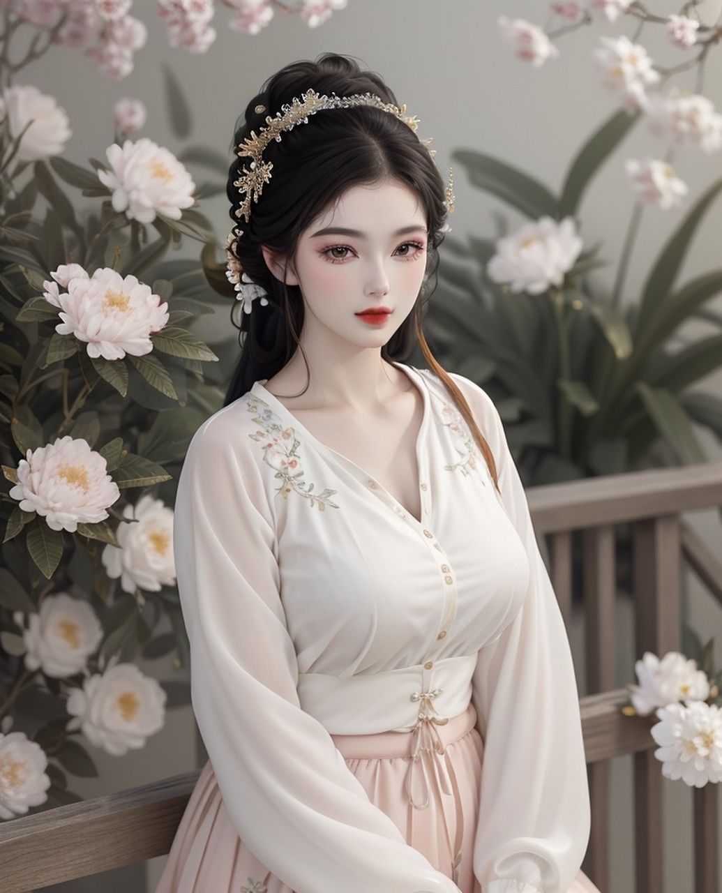 ai美少女# #ai绘画# #壁纸# #每日ai图片秀# #ai绘画创作# #ai古风