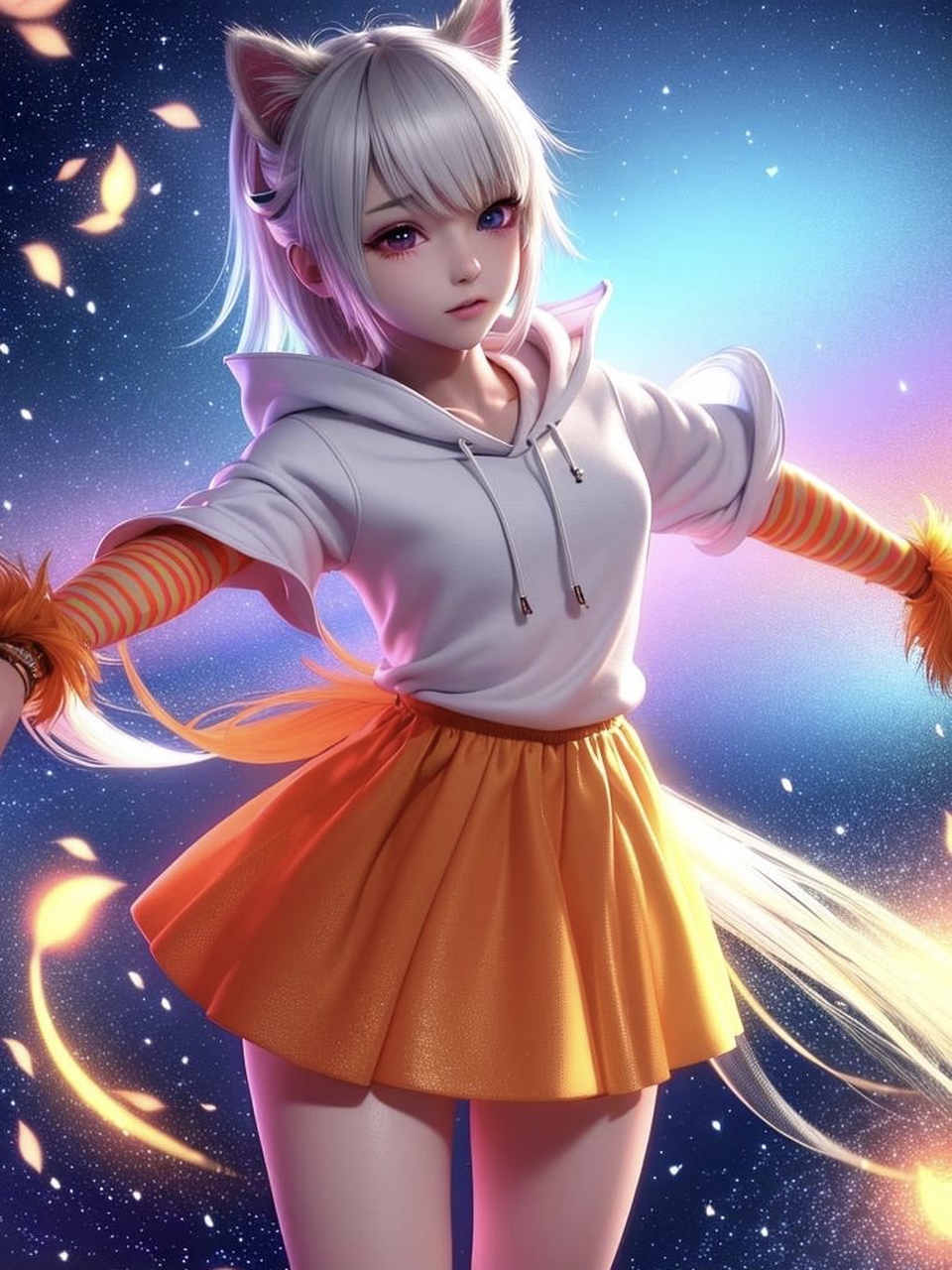 动漫头像和壁纸# #ai绘画# #美女# #二次元# #人工智能ai艺术#  美