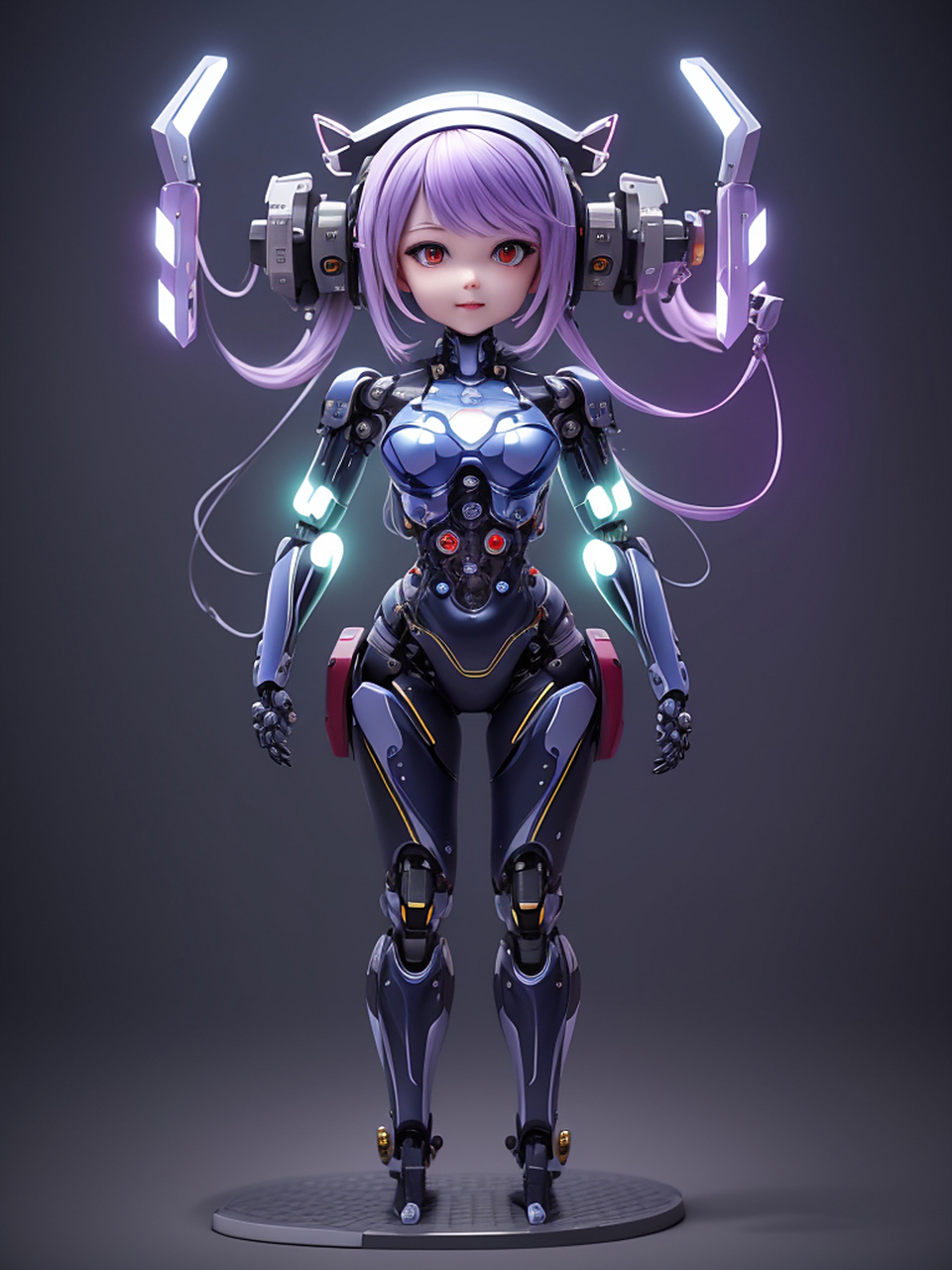 机器人# #ai女机器人# #手办# #ai绘画创作# #ai绘画# #ai美少女#aii