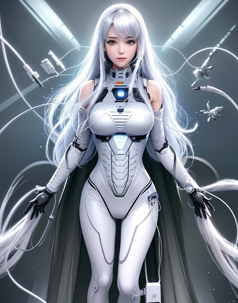 ai作画# #ai壁纸# #动漫# #二次元# #我的ai绘画创作分享#  未来科技