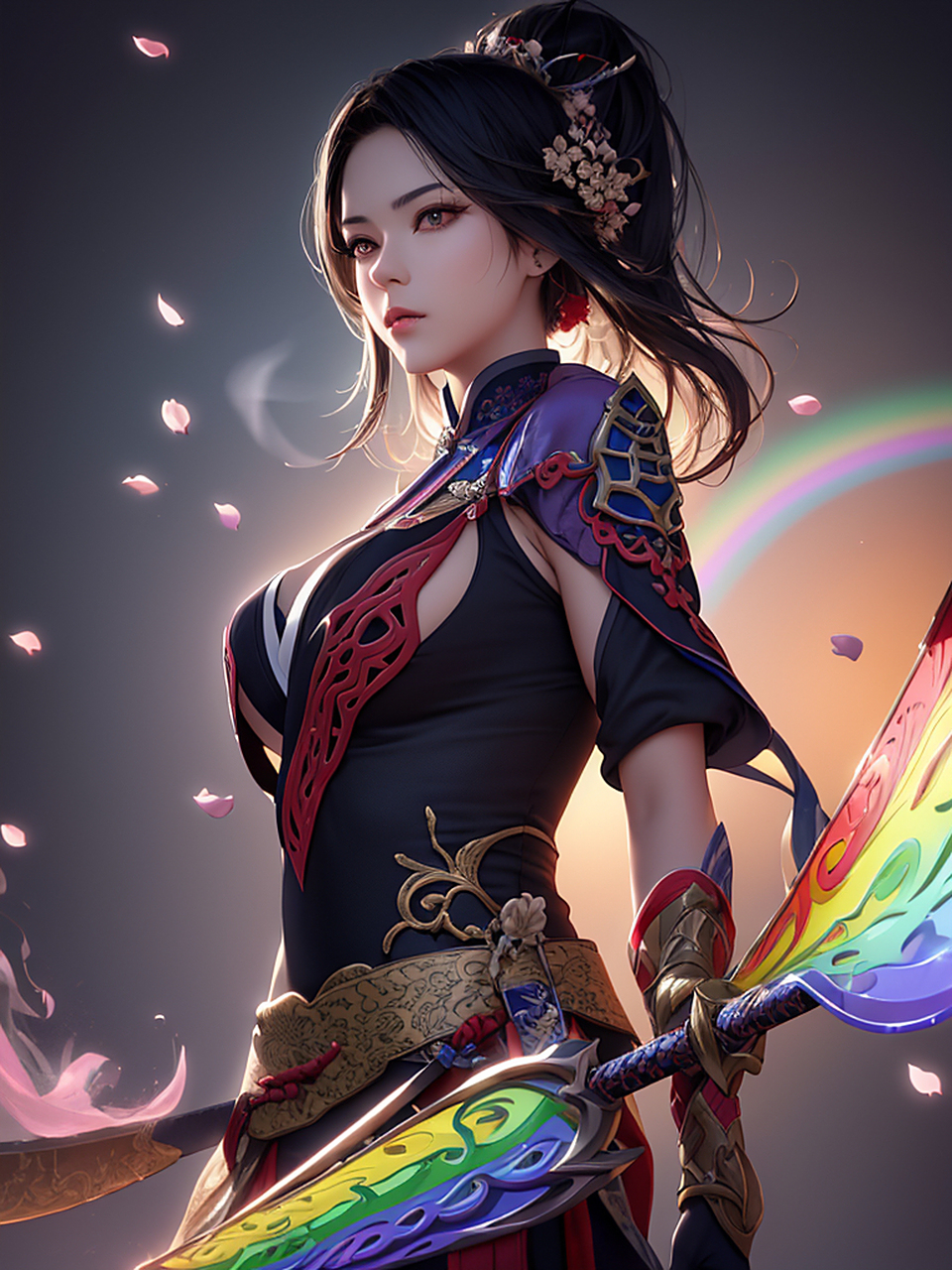 ai绘画# #动漫# #壁纸# ai绘画,女剑客,还差点感觉.