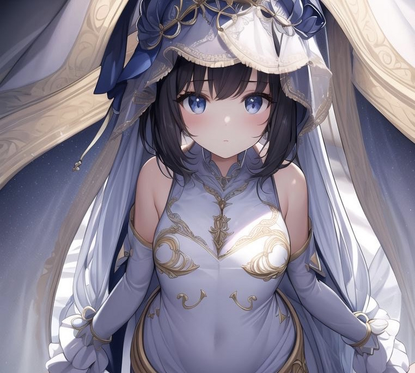 ai绘画# #二次元美图# #ai壁纸# #动漫# 美少女.