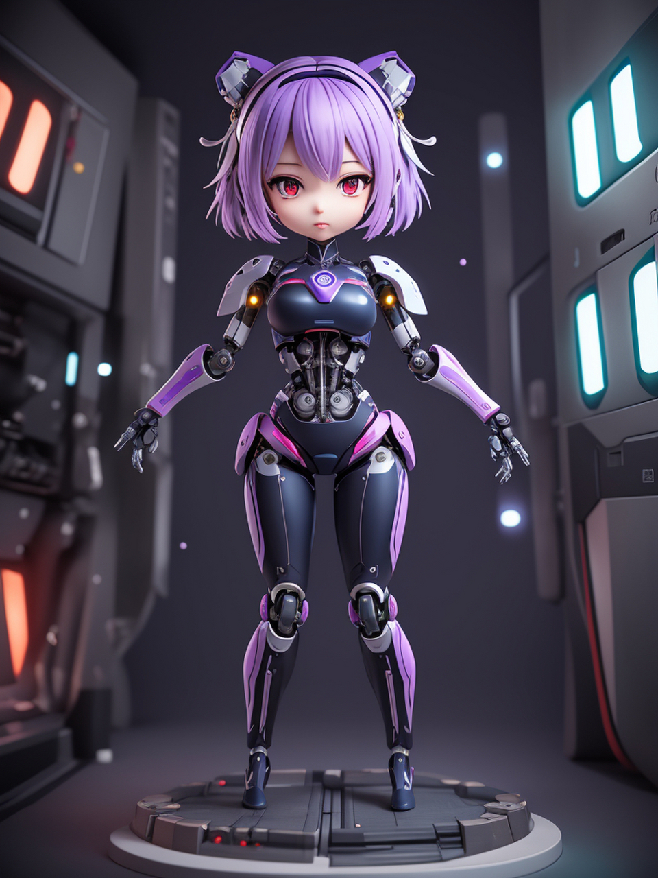 机器人# #ai女机器人# #手办# #ai绘画创作# #ai绘画# #ai美少女# ai