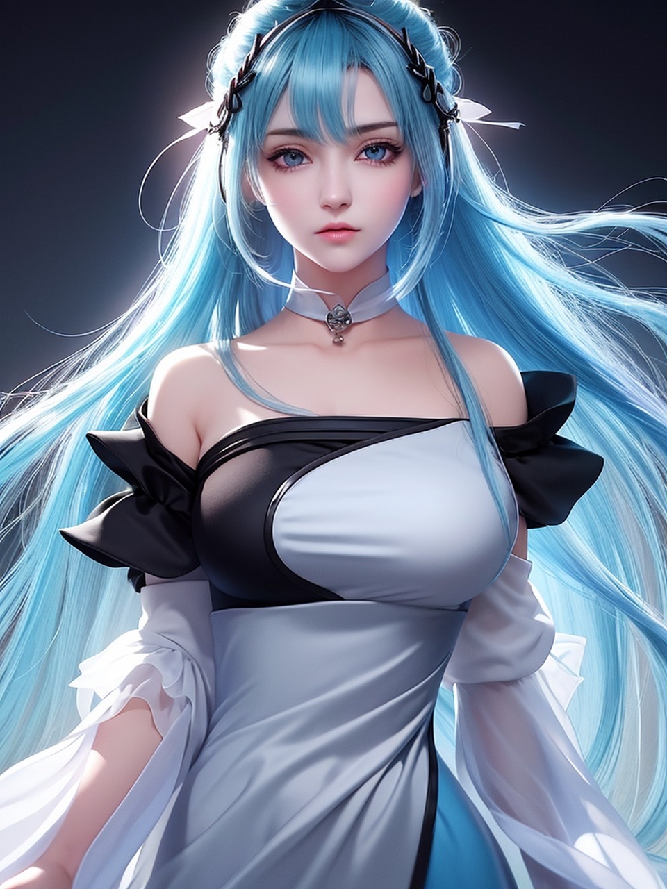 动漫头像和壁纸# #ai绘画# #美女# #二次元# #人工智能ai艺术#  美
