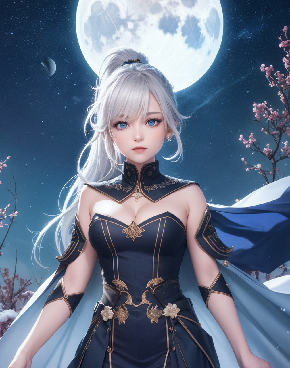 ai绘画.今后,如此美少女变成"网络主播","虚拟导游",可行吗?