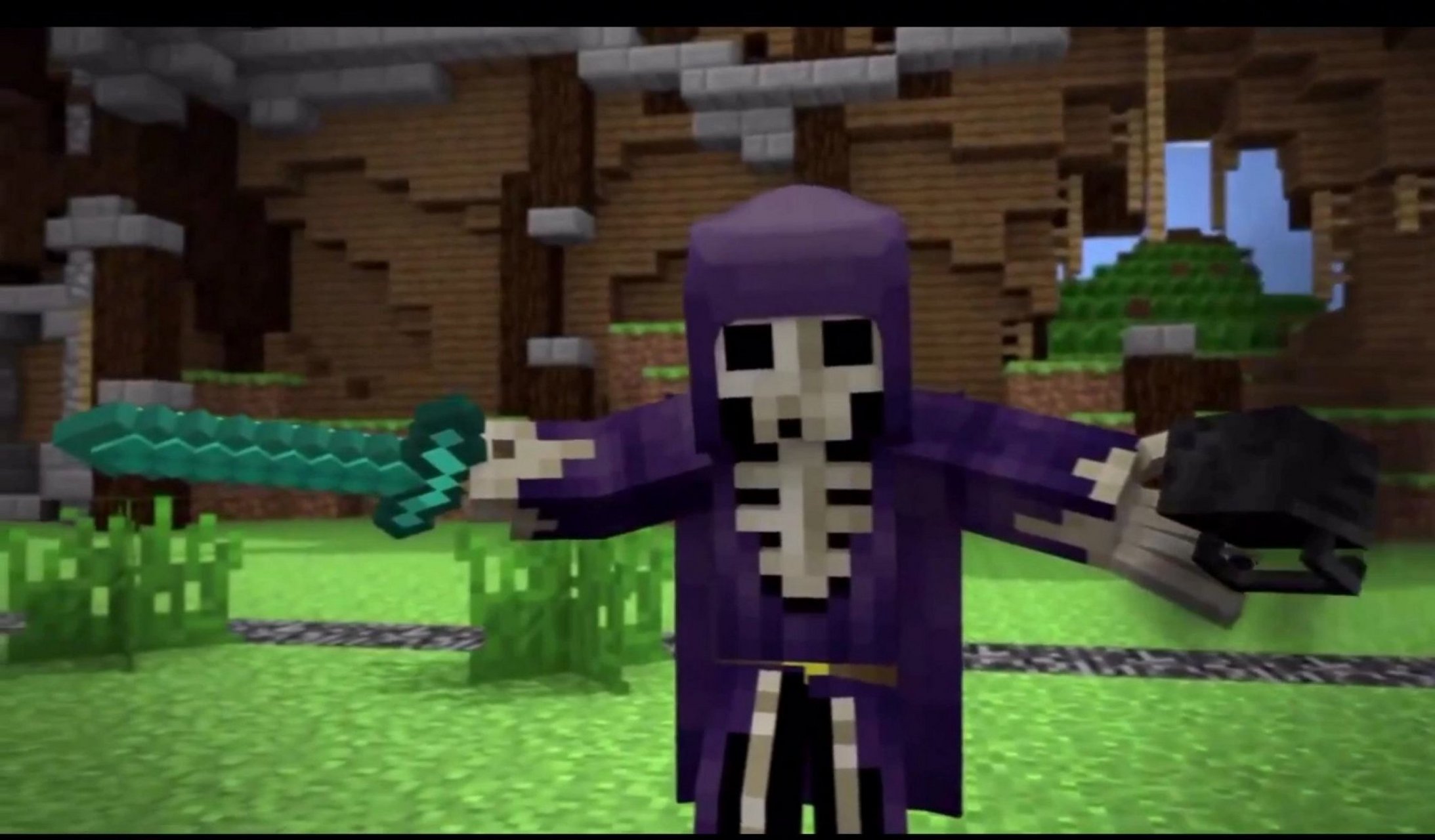 我的世界#  我的世界him五人组和凋零斯拉[嘻嘻]