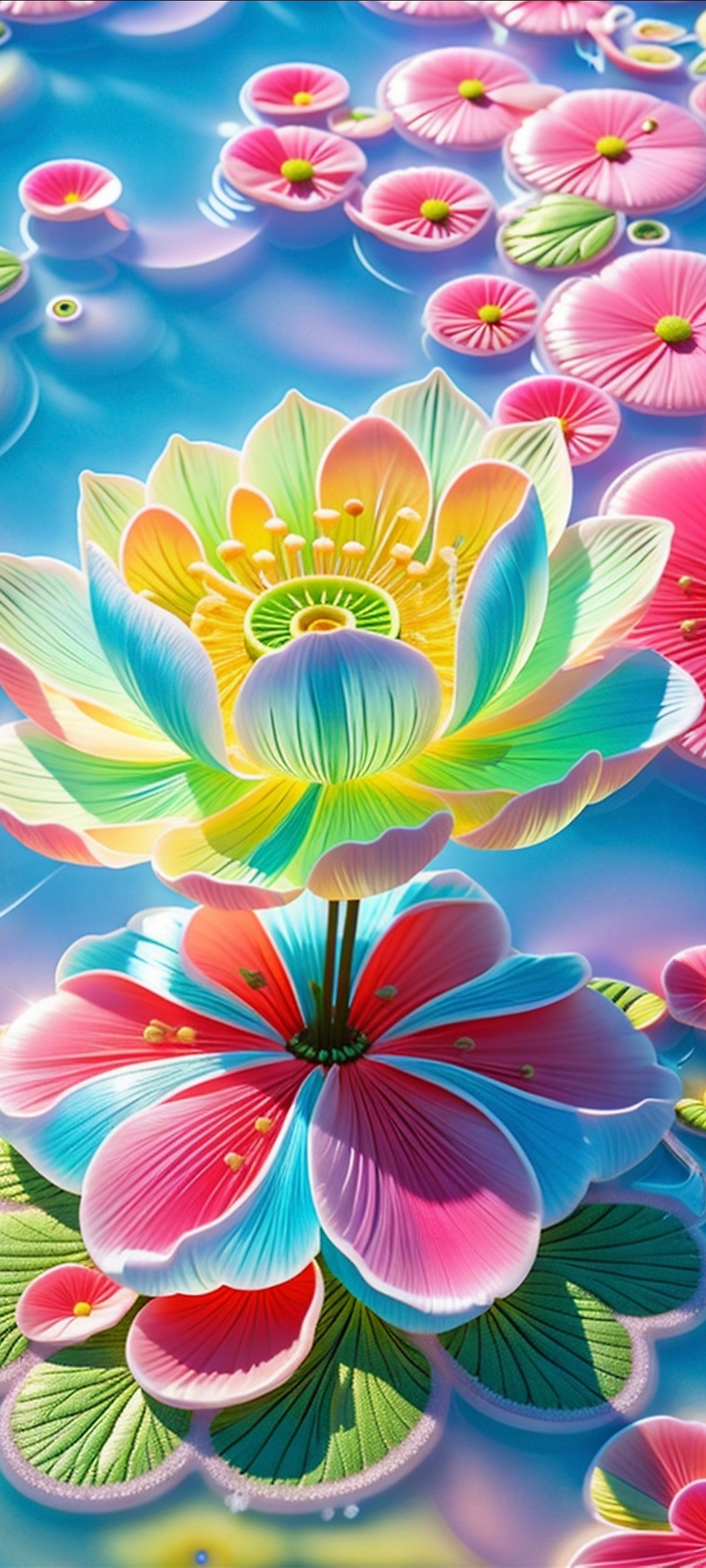 梦幻花朵漂浮记,美翻整个夏天!