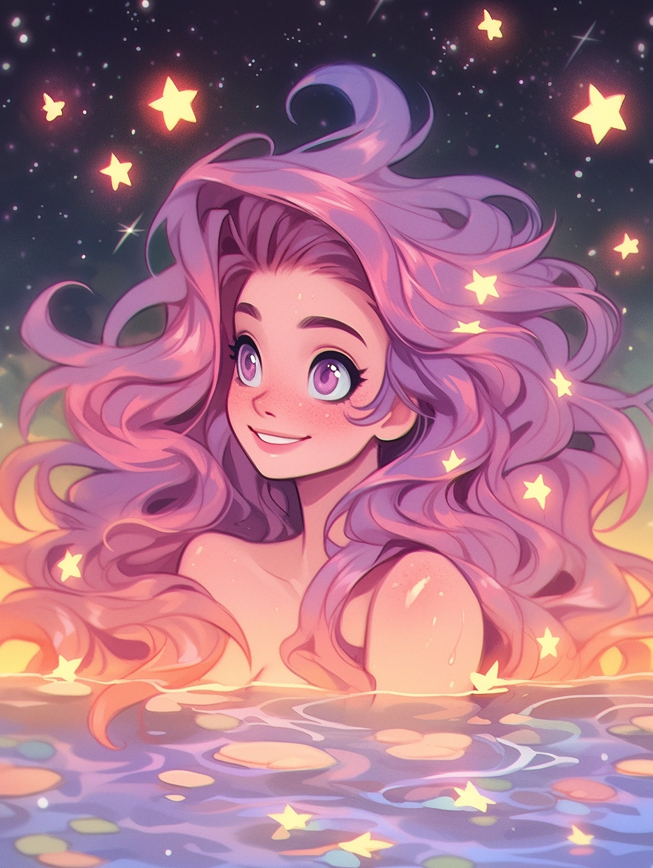 粉色# #头像# #ai# #ai绘画创作# #ai绘画# #笑容# #动漫头像和壁纸