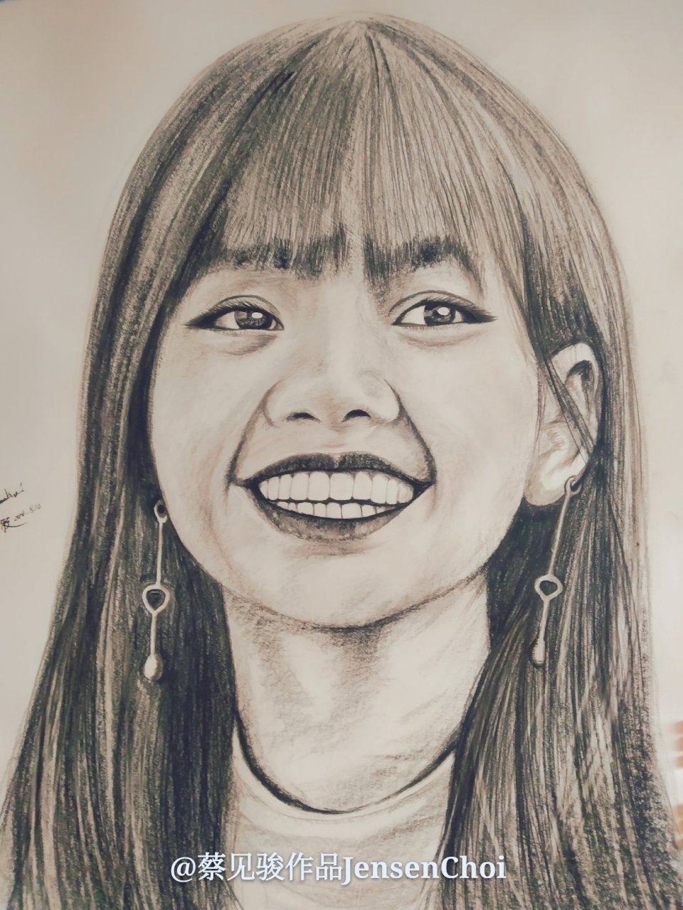 lisa画像素描图片