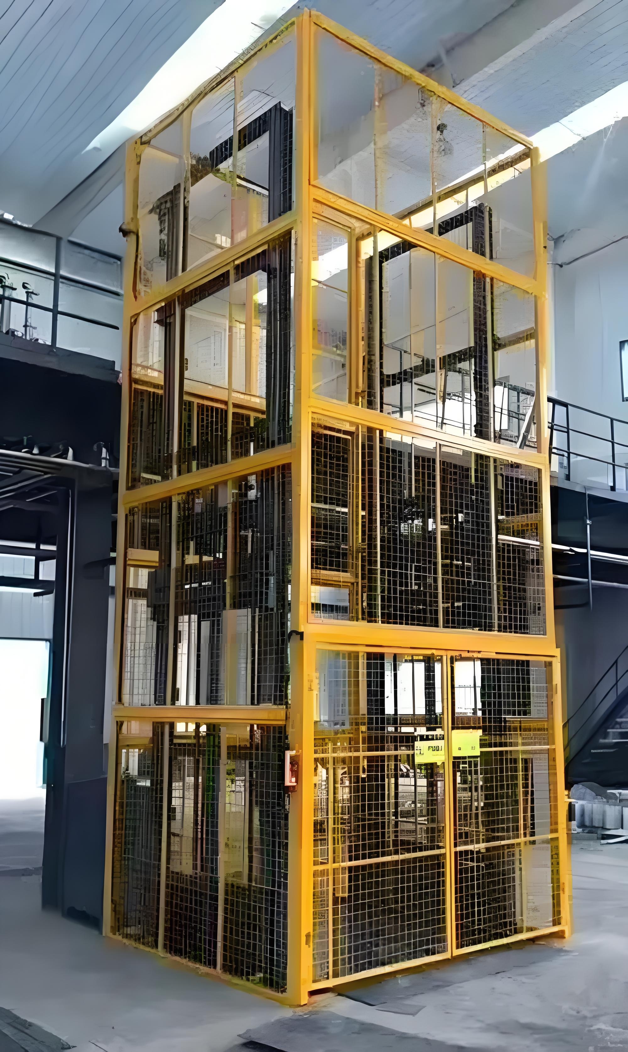 升降平台是用于高低楼层间运送货物的举升设备,广泛运用于工厂,流水线