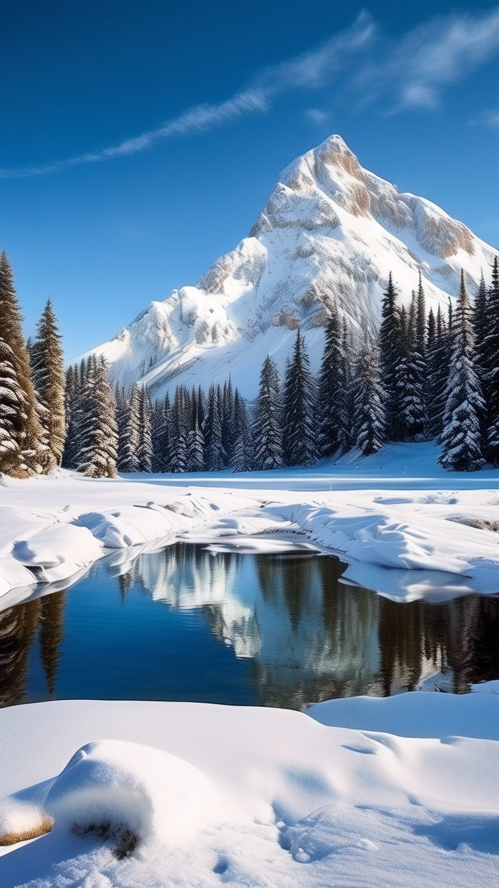 雪景的图片景色大图图片