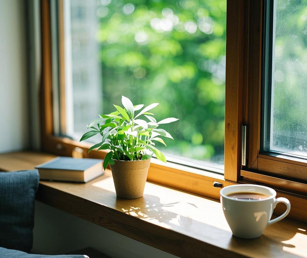 清晨的阳光,温柔地洒在窗台,新的一天悄然开启.朋友,早安呀!