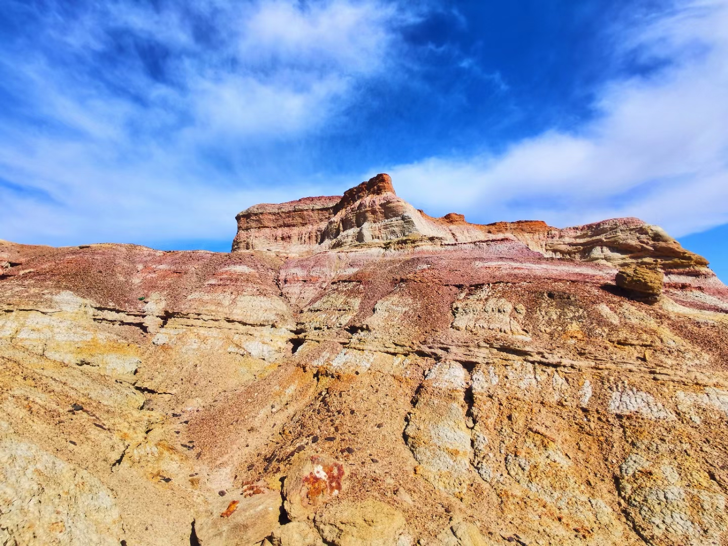 克拉玛依西戈壁丹霞地貌随拍
