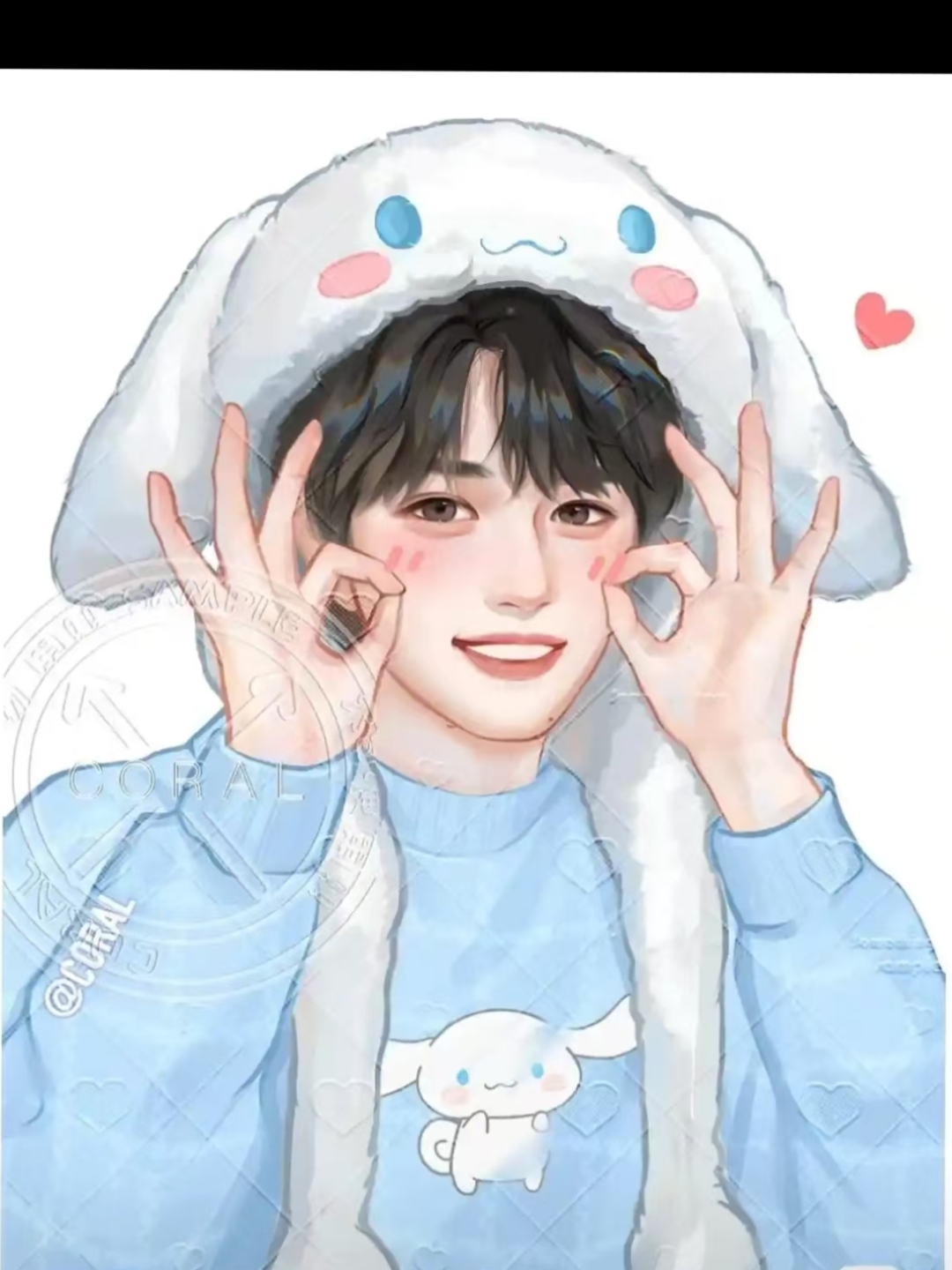 第一张的小女孩是我原来用我的头像后面的全是q版宋亚轩,喜欢的拿希望