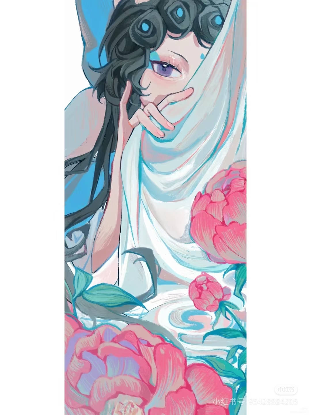 小青在花间翩翩起舞,蝴蝶们伴着她的节奏起舞