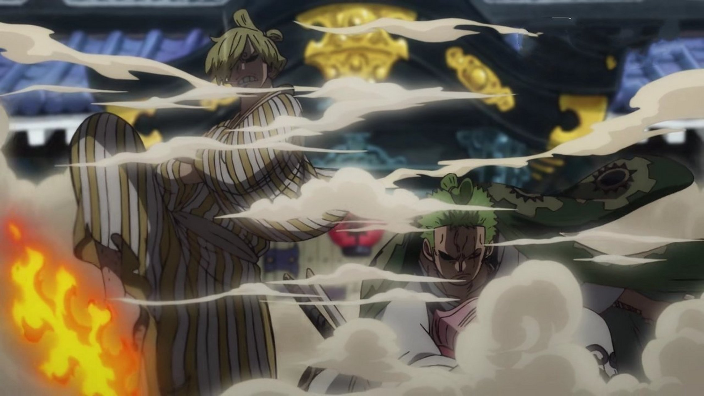 为了救户子,索隆和山治再度联手,相信不少海米等待这一颗等了很久了.