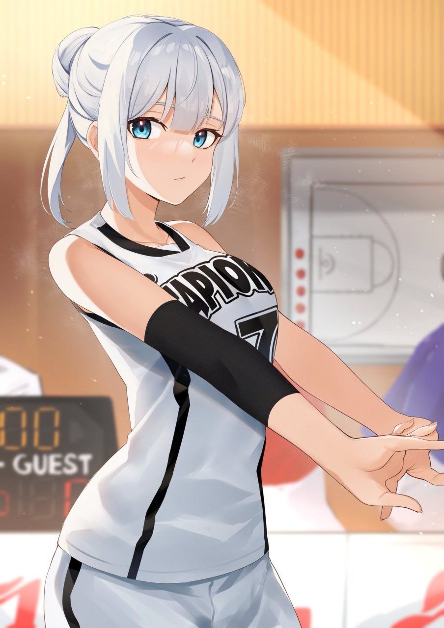 银发北欧混血美少女  #猎漫部落#  染个发就是亚瑟王了呢!