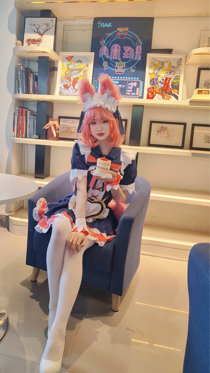 【cos】妲己女仆咖啡 这间咖啡屋会为需要的人而存在 #王者荣耀cos