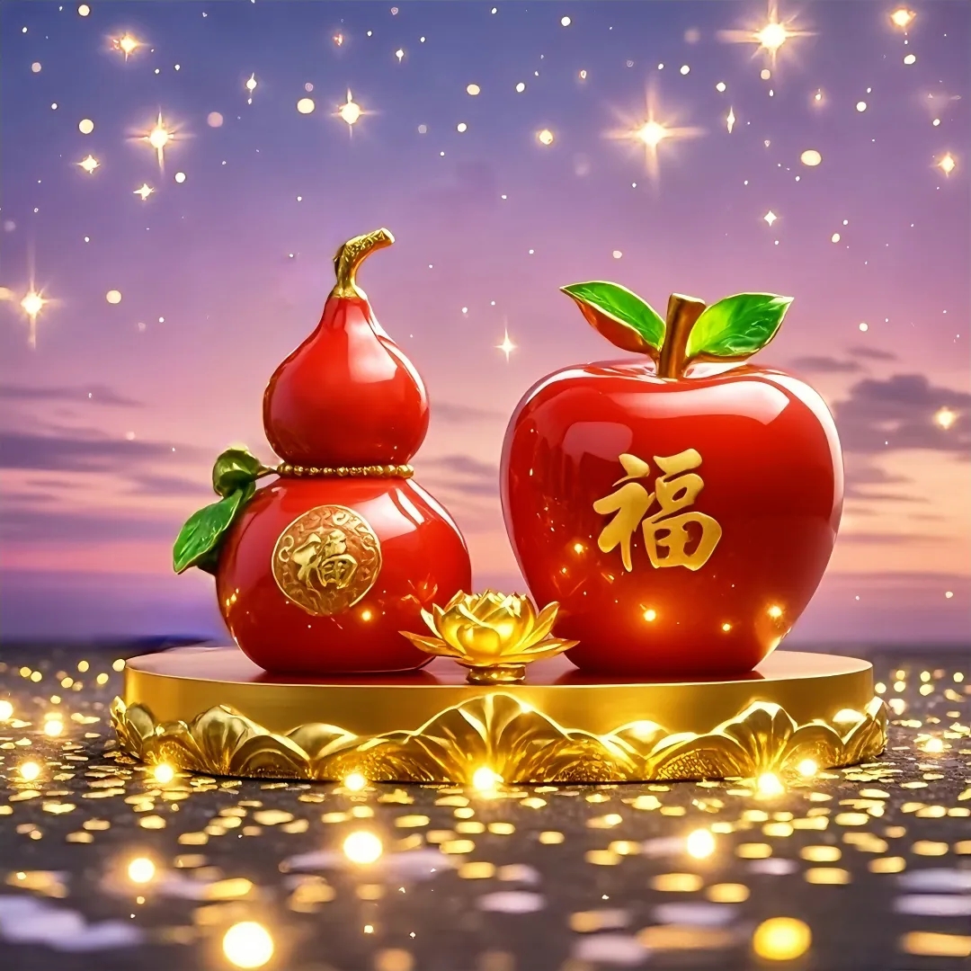 平安有福头像～福禄生财,平安吉祥,柿柿如意,福泽绵长