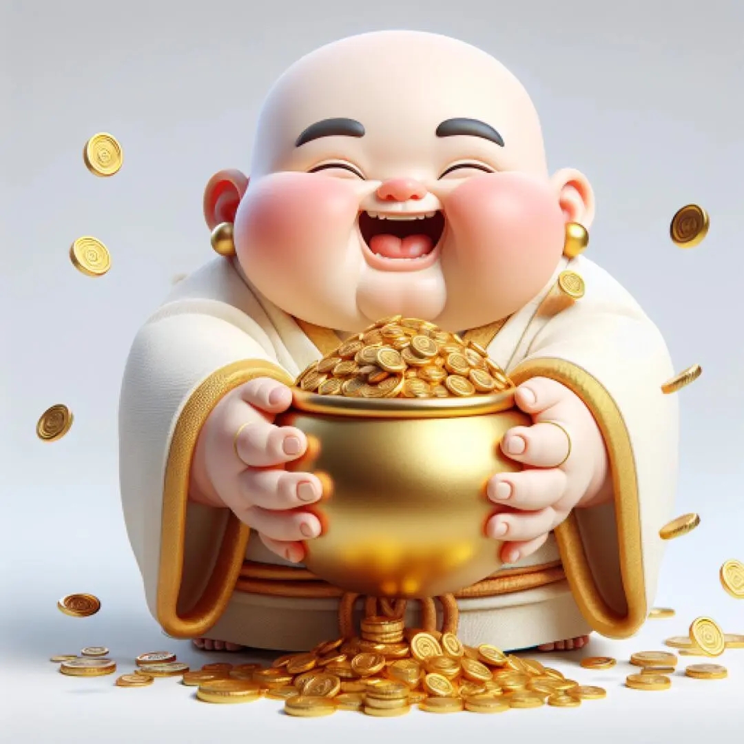 治愈能量头像～笑面佛送你盆满钵满