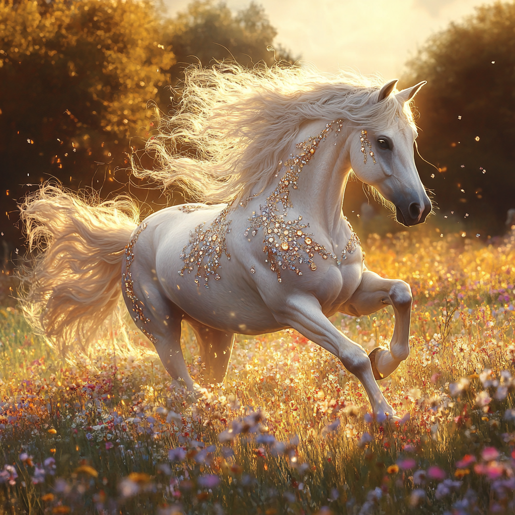 骏马驰骋,马到成功,前程似锦