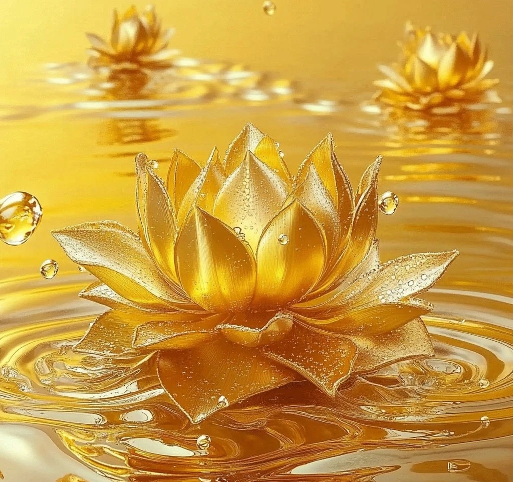 金莲送福财源广的微信头像:"金莲绽放,光芒万丈,事业兴旺,前程似锦!