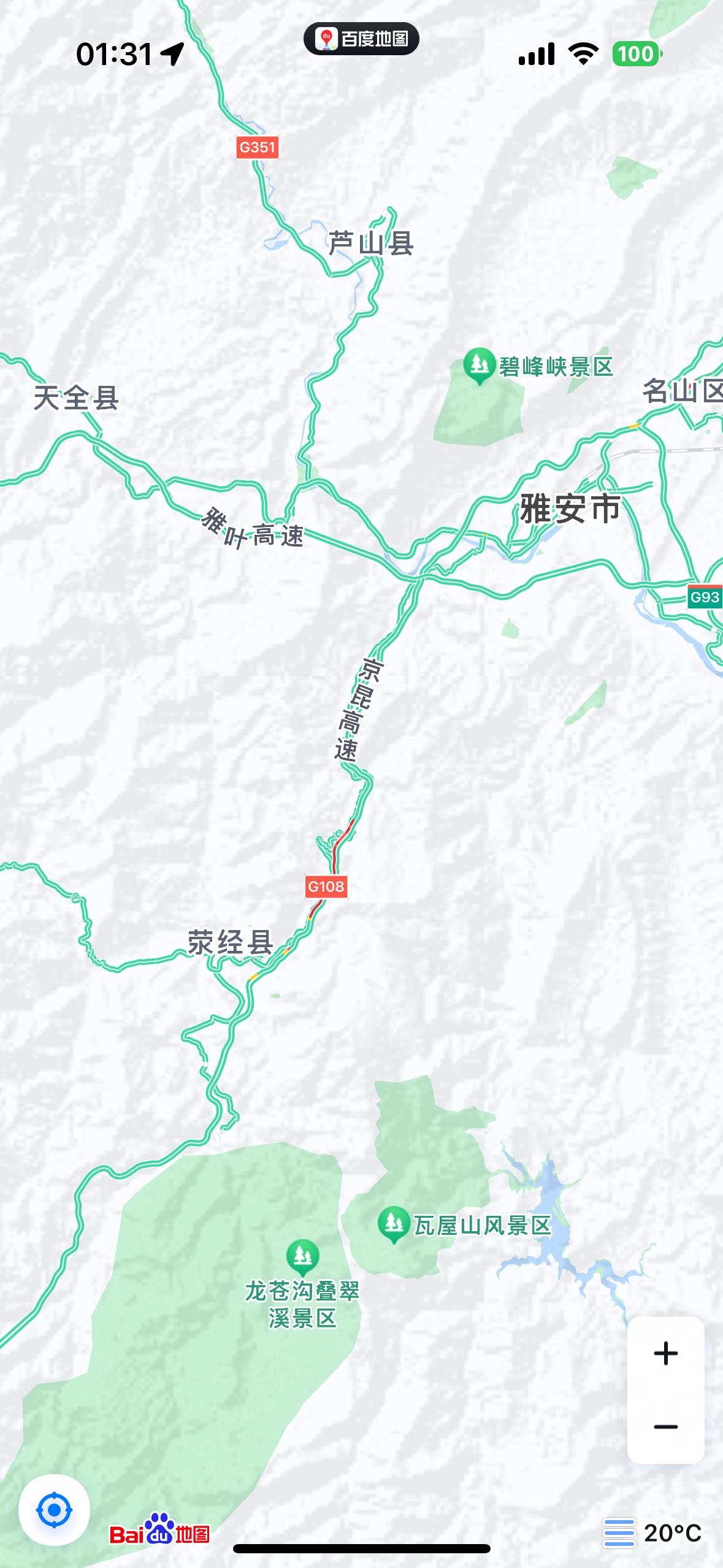 雅西高速公路地图图片