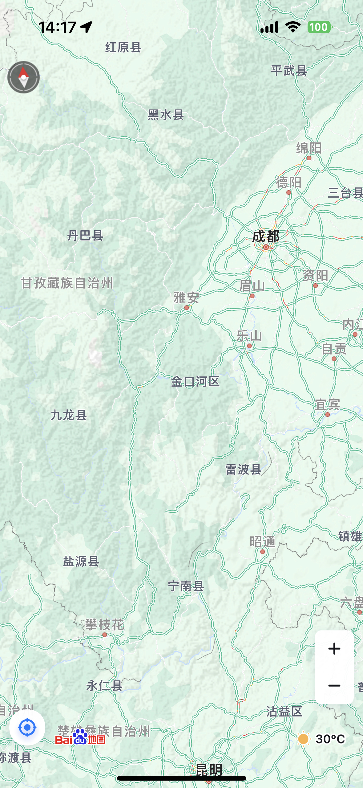 雅西高速公路地图图片