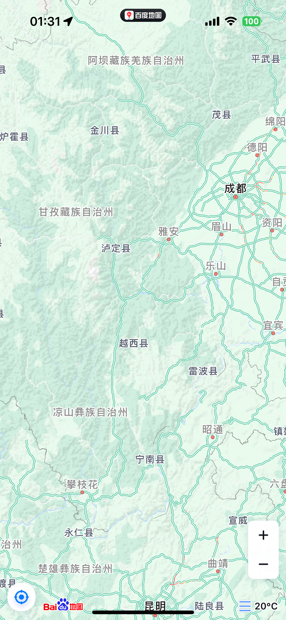 雅西高速公路地图图片