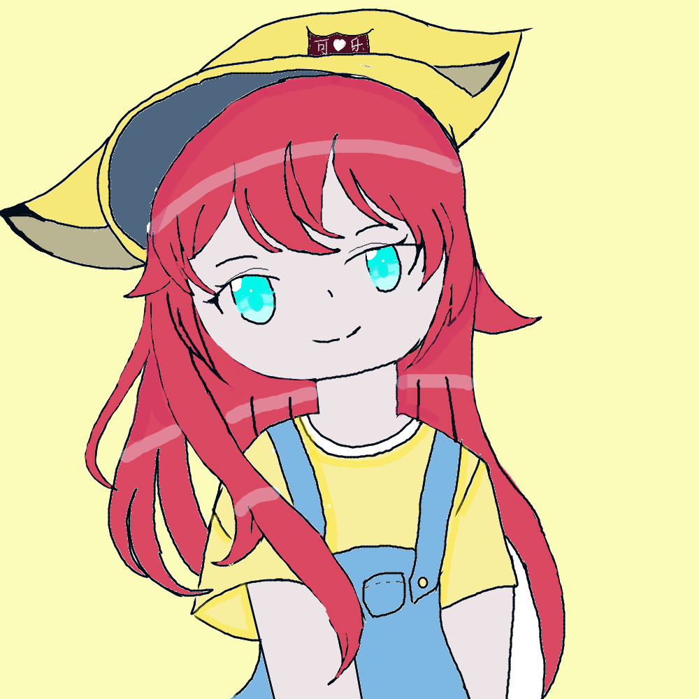 原创#电子绘图:又高冷又萌的大小姐可乐谁不爱呢?