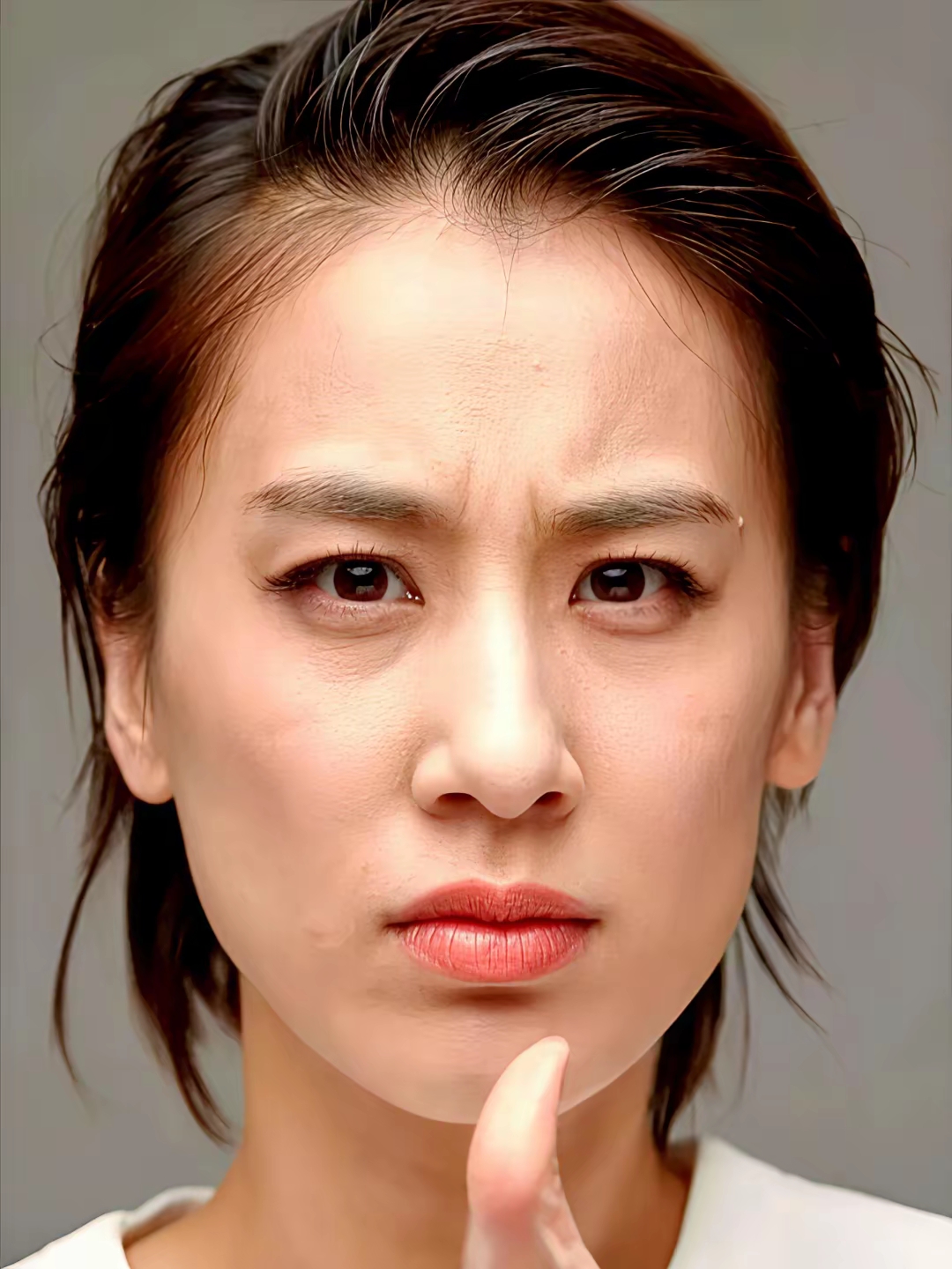 我给我婆婆看了黄圣依这张照片,我婆婆说看黄圣依这个面相,她绝对是个