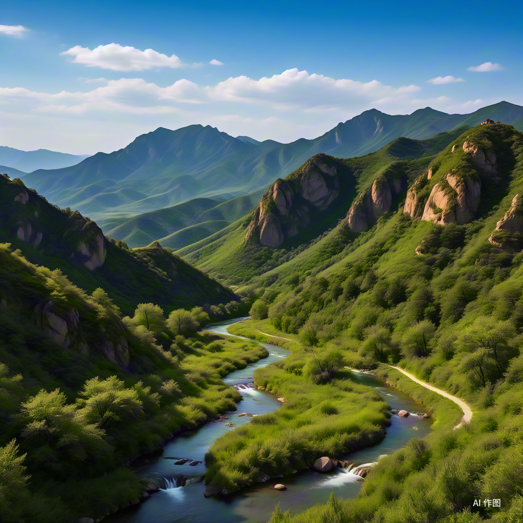 张家口鸡鸣山的岩石类型较为复杂,主要由碳酸岩类石灰岩构成,部分地表