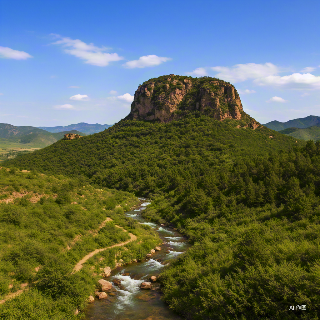 张家口鸡鸣山的岩石类型较为复杂,主要由碳酸岩类石灰岩构成,部分地表