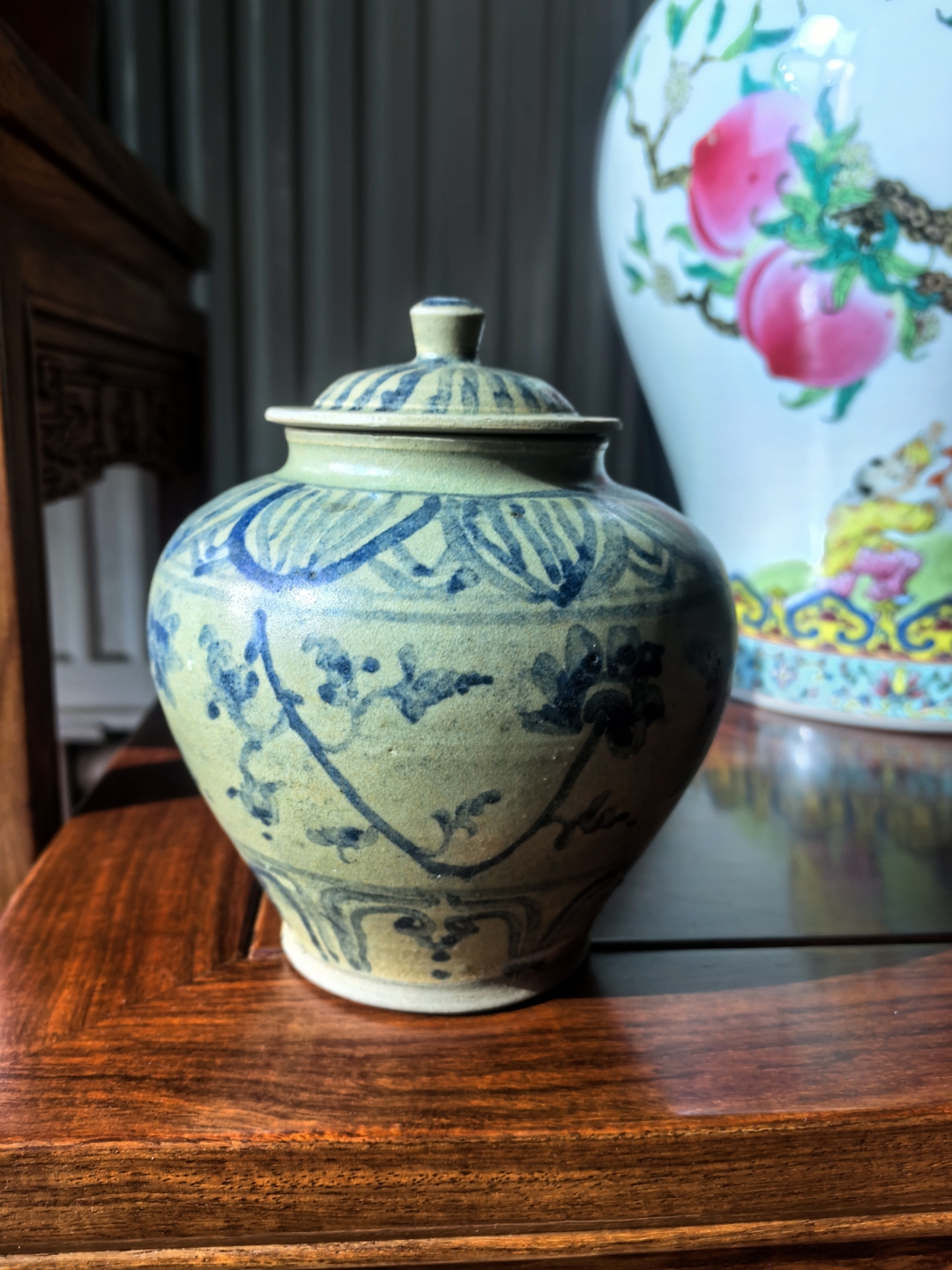 元青花玉溪窑盖罐全品