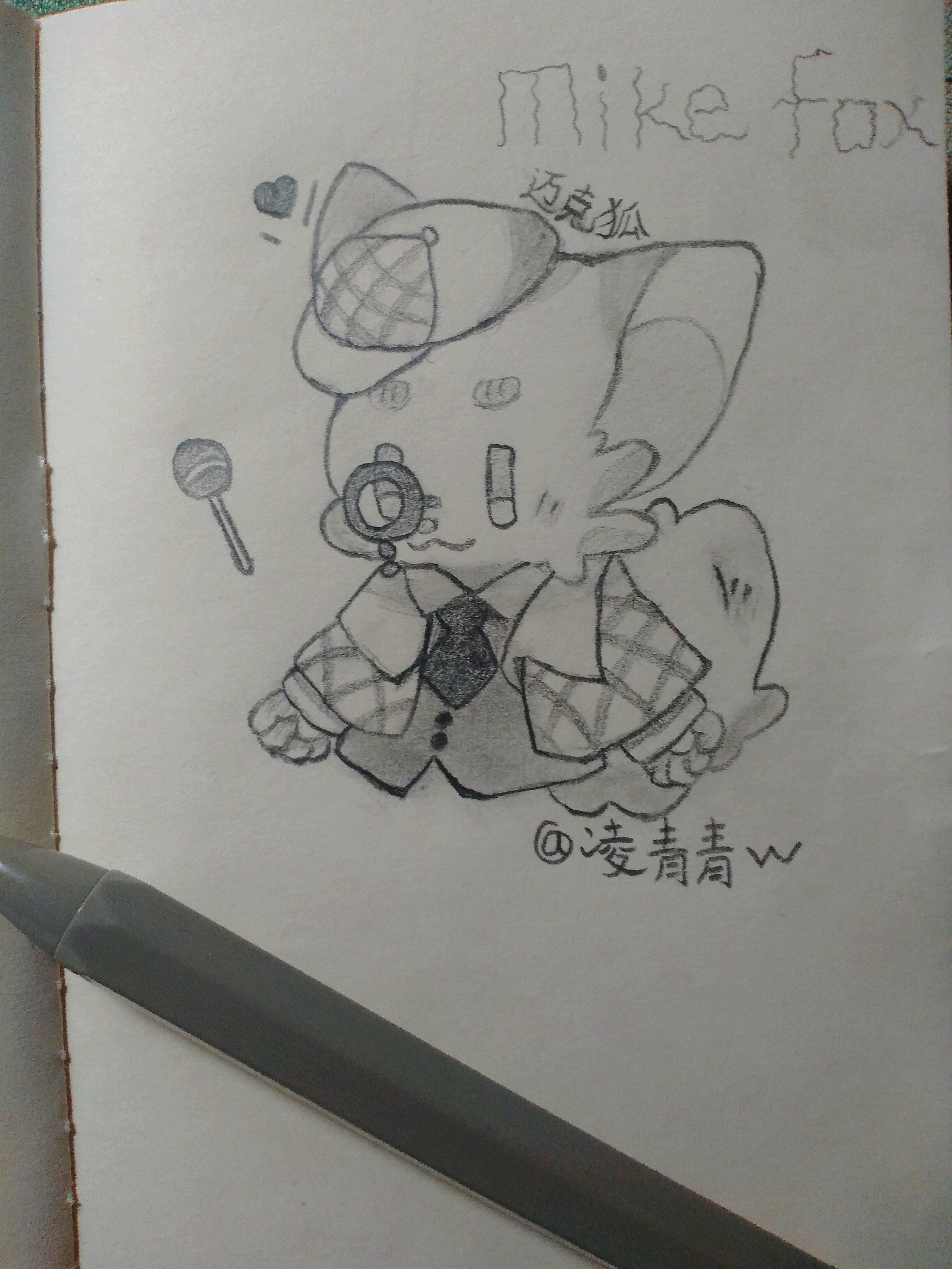 我家的大神探----迈克狐 (不知道大家知不知道,听不听多多罗) 不是