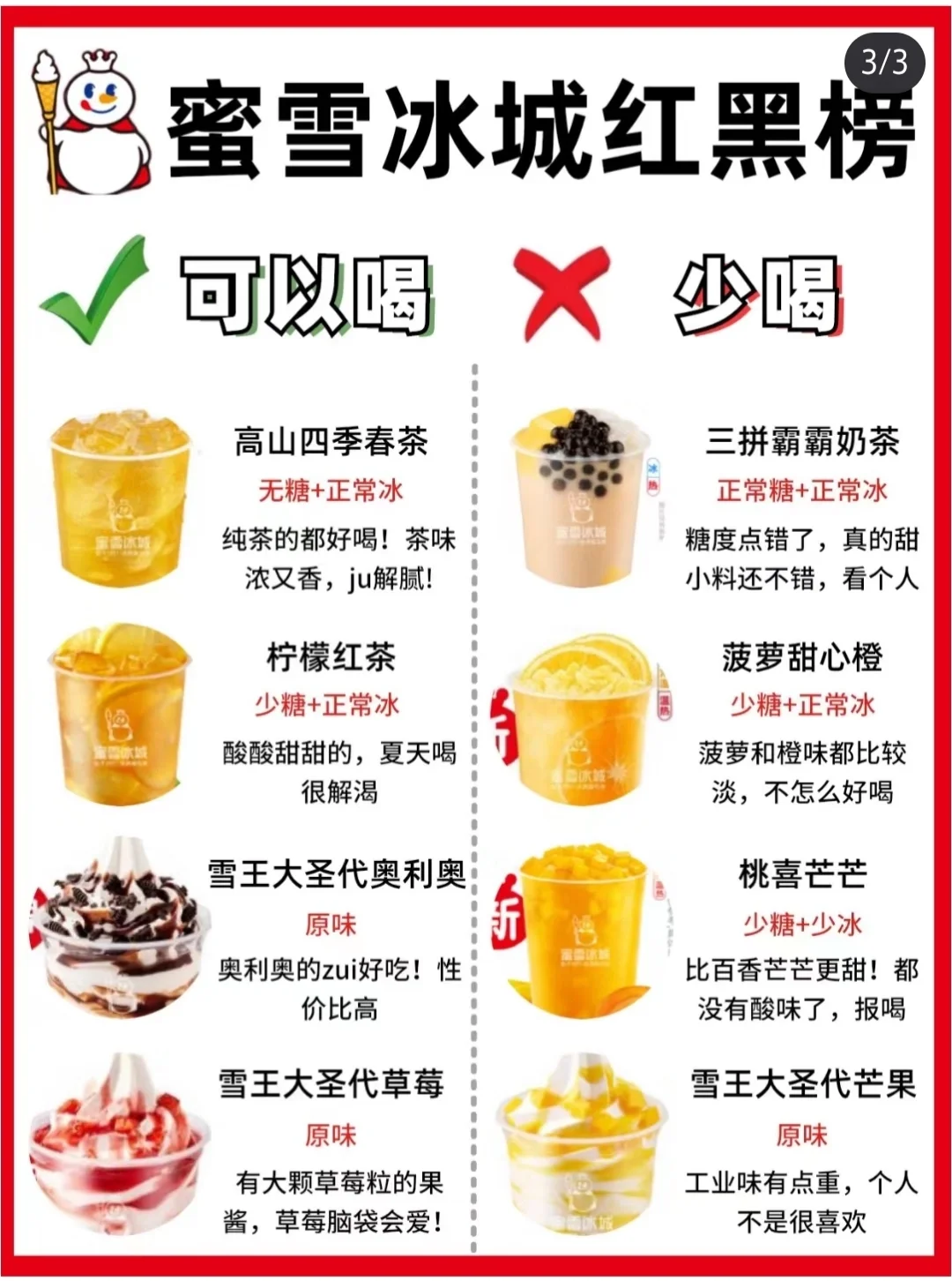 蜜雪冰城四季春配料图片