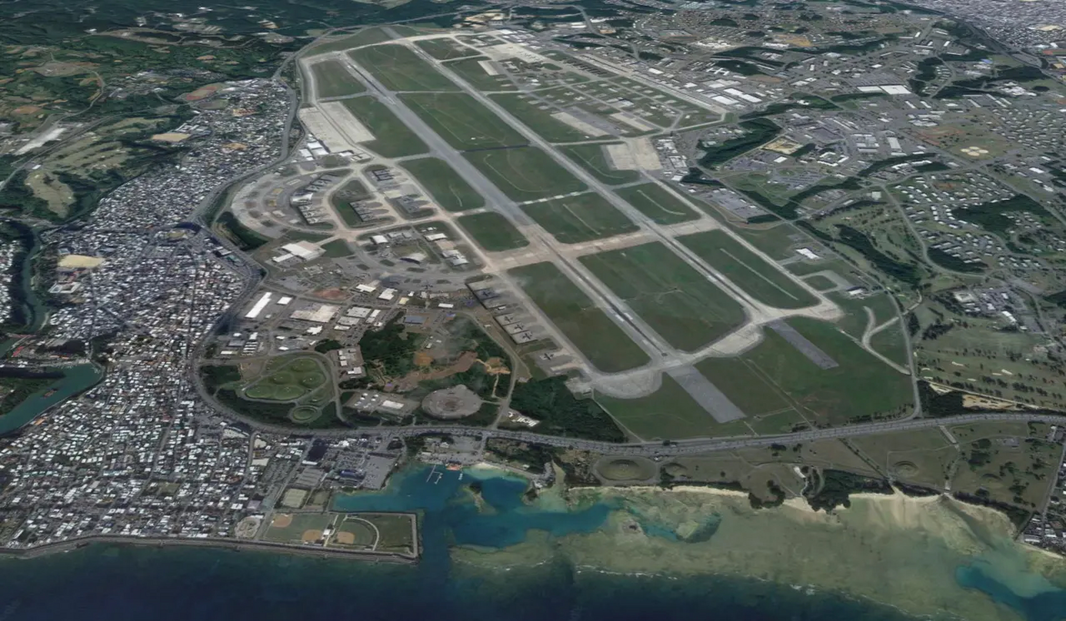 冲绳嘉手纳空军基地图片