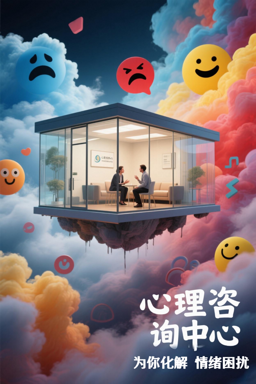 **当情绪迷雾笼罩时,心理咨询中心为你点亮一盏灯**