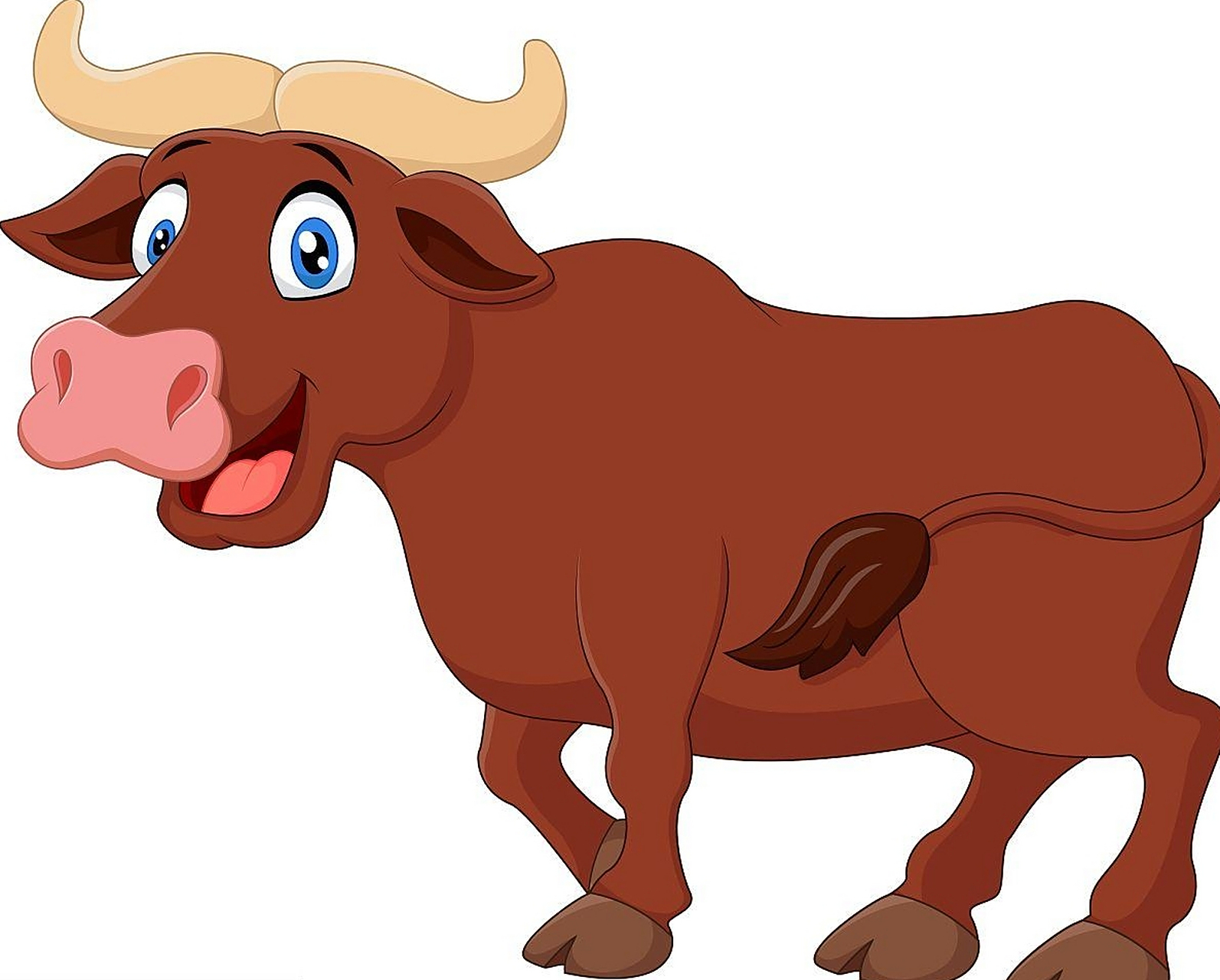 小伙去集市买牛,别人都挑肥壮的牛,他却牵了一头又瘦又小的老黄牛回来