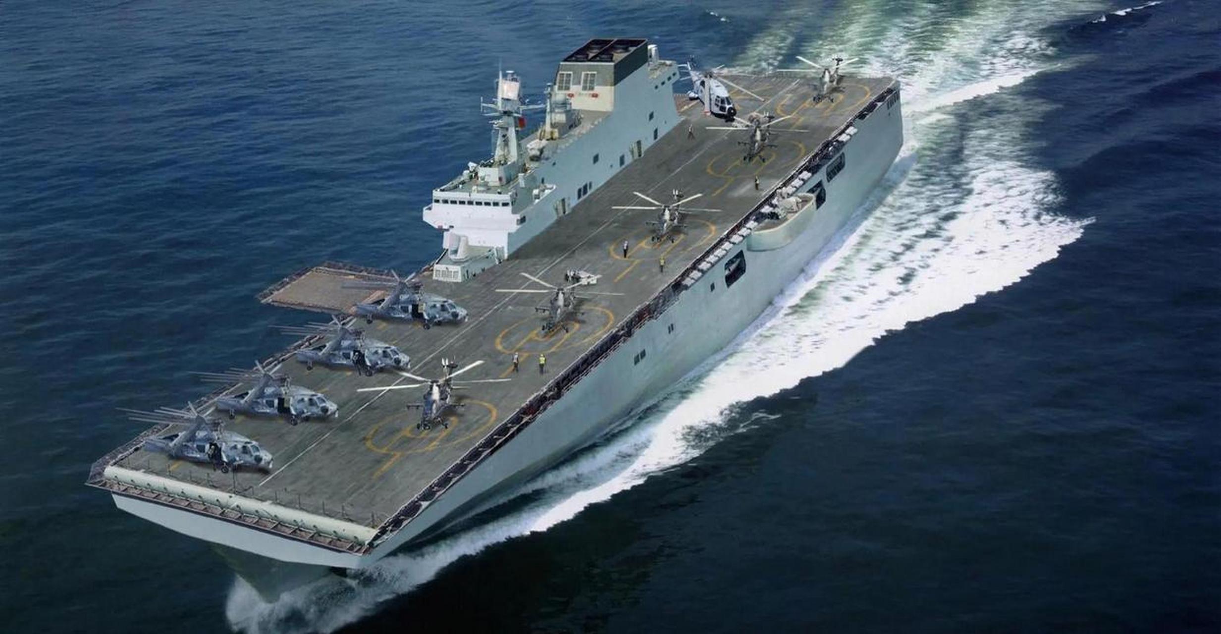 日本首次确认中国新型两栖攻击舰进入太平洋备战近一个多月,至今没有