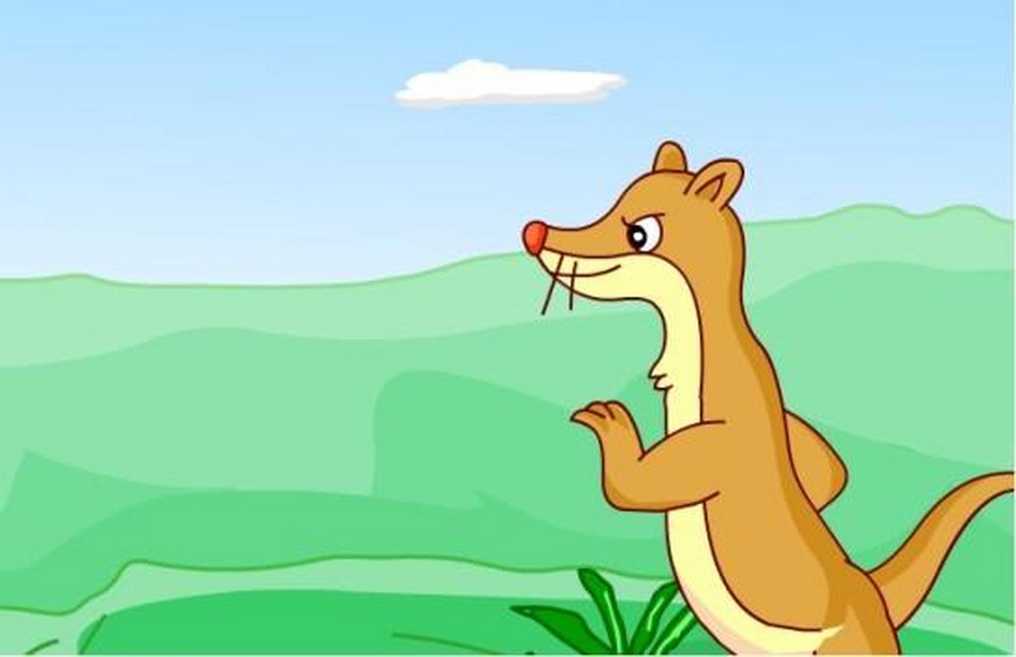 古时,一个女子给病床上的公公喂饭时,一只黄鼠狼突然冲了出来!