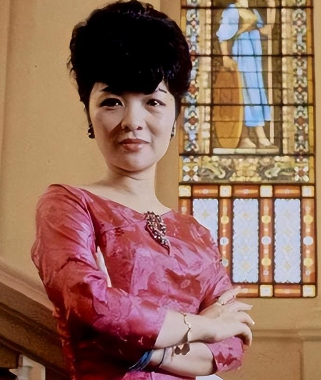 1955年,陈丽春成为亚洲"第一夫人",国际社会上也有她