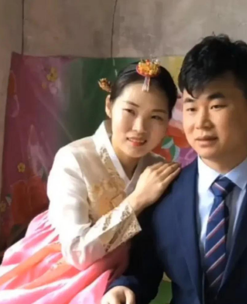 韩国姑娘嫁给中国小伙图片
