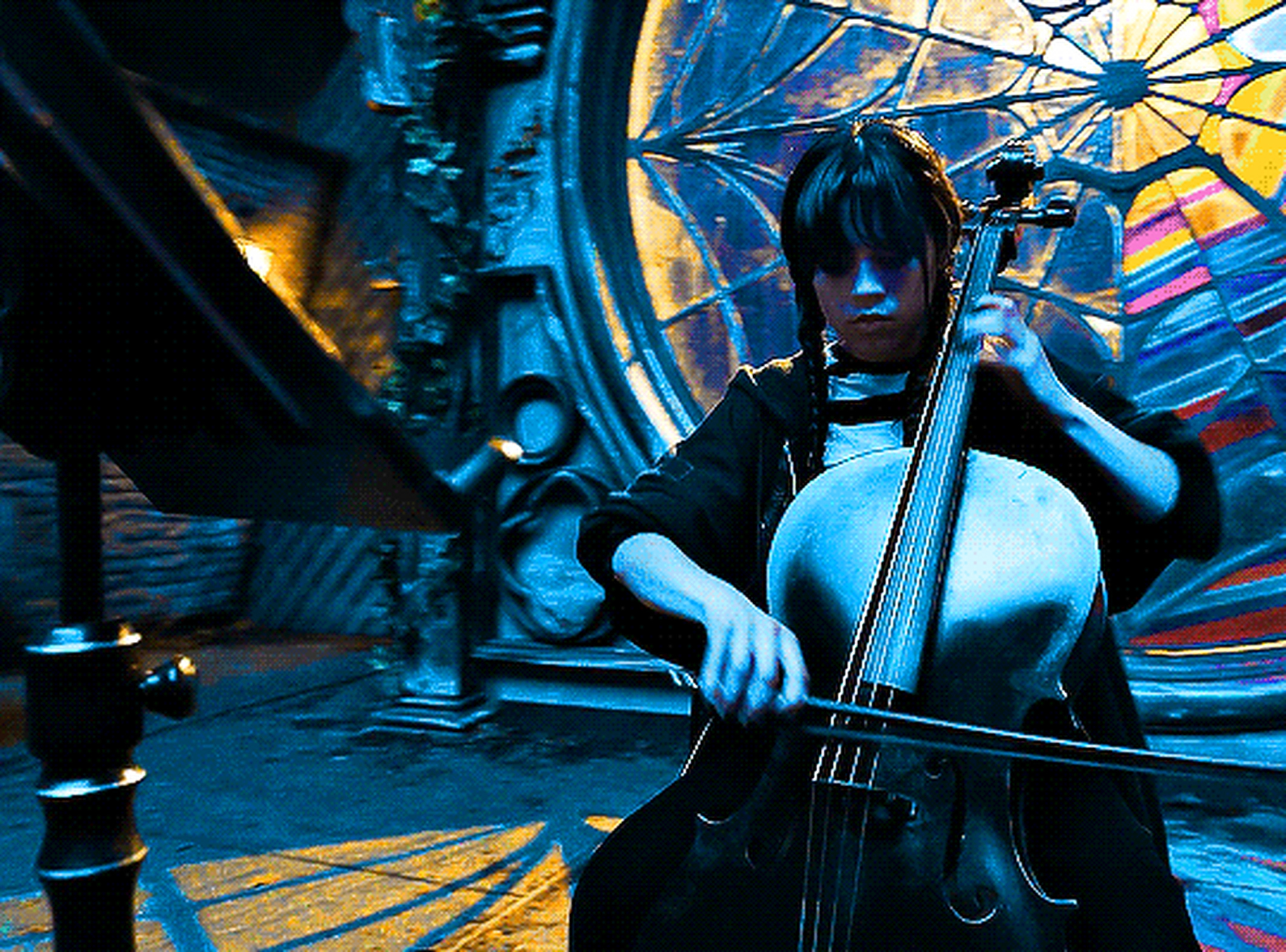 2022年美剧《星期三》里的珍娜·奥尔特加 676767