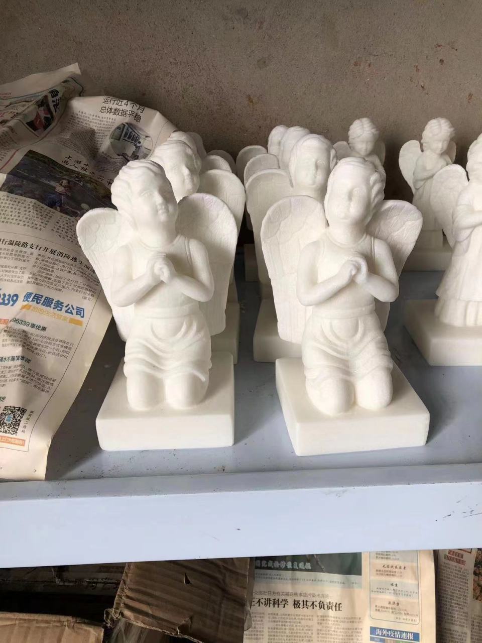 汉白玉墓地小天使