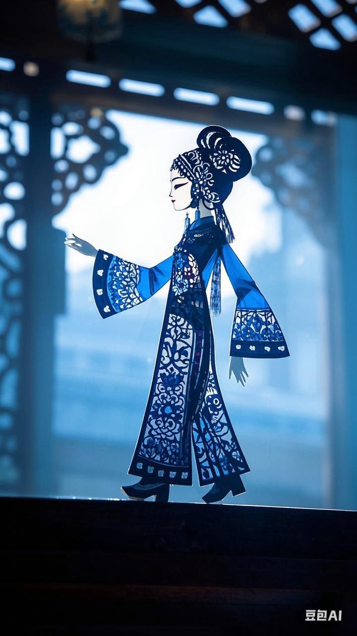 皮影戏,古老戏曲的独特呈现.光影交错间,人物栩栩如生,故事缓缓展开