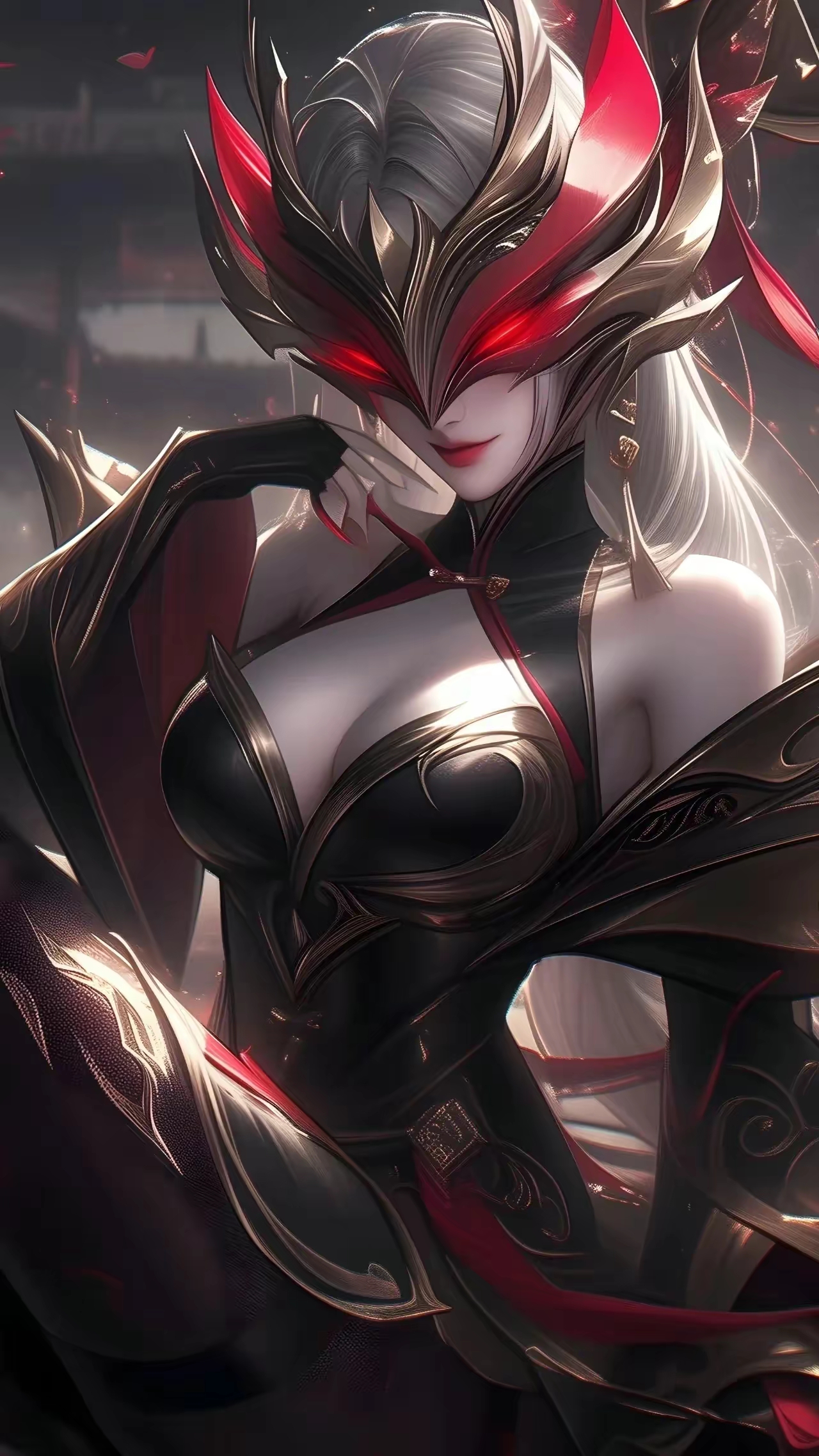 🌿💜🔥神秘与科幻的碰撞,这就是我心中的完美女神形象!